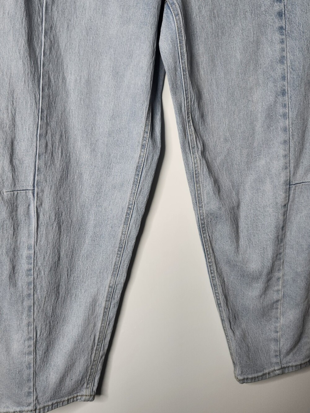 Light Wash High Rise Barrel Jeans - Picture 5 of 13